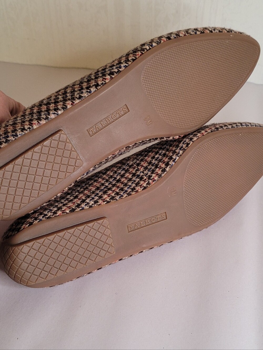 Talbots Houndstooth Tassel Driving Loafers - Picture 9 of 10